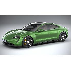 Porsche Taycan Turbo S 2020 3D model